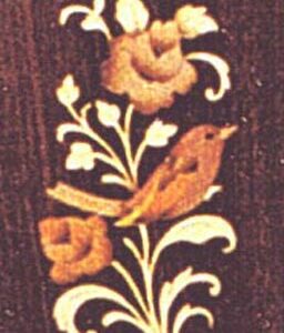 Marquetry Bird Panel - M4 - 110 x 60mm