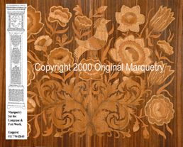 Grandfather Clock Marquetry, Longcase Marquetry