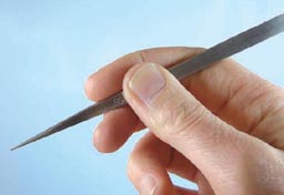 Stainless Steel/Antimagnetic Fine Pointed Tweezers - SS - T141