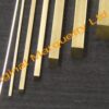 Square Brass Strips - Inlay Brass Strips