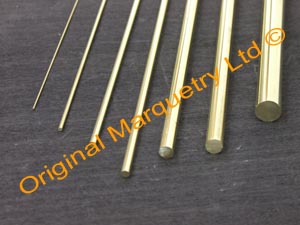 Brass Rod - Round Brass Strips - Inlay Brass Strips
