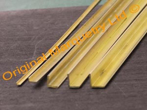 L-Shape Brass Strips - Inlay Brass Strips