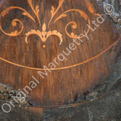 Marquetry Restoration of a Burnt Table