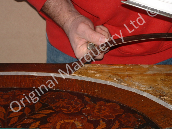 Marquetry Restoration of a Sideboard