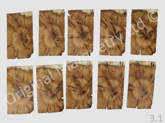 Yew Tree Oyster Wood Veneer 1.5mm