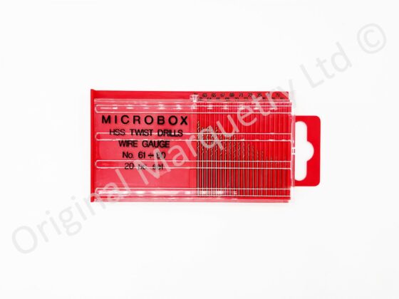 HSS Twist Drills Wire Gauge Microbox Set - T32