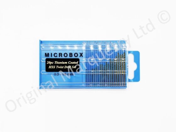 HSS Twist Drills Titanium Coated Microbox Set - T33