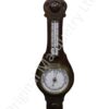 Victorian Oak Carved Aneroid Barometer