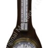 Victorian Oak Carved Aneroid Barometer - Image 2