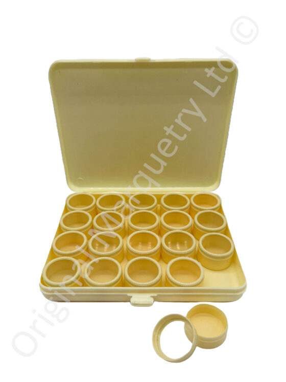 Plastic Storage Tray with 20 Round Pots - T183 - Image 2