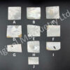 White Mother of Pearl Off Cuts