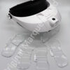 Headband Magnifier - Glasses with Detachable Ultra Bright LED Head Lamp & 5 Lenses - T313