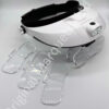 Headband Magnifier - Glasses with Detachable Ultra Bright LED Head Lamp & 5 Lenses - T313 - Image 2