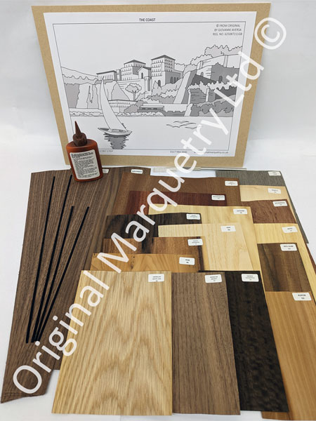 The Coast Marquetry Kits