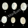 White Mother of Pearl Ovals - Ideal for Carving - Image 2
