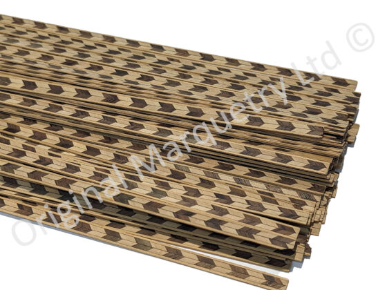 Feather Inlay Bandings 7mm x 1mm x 100cm - B49 - Off Cut Offer - Image 2