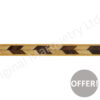 Feather Inlay Bandings 7mm x 1mm x 100cm - B49 - Off Cut Offer