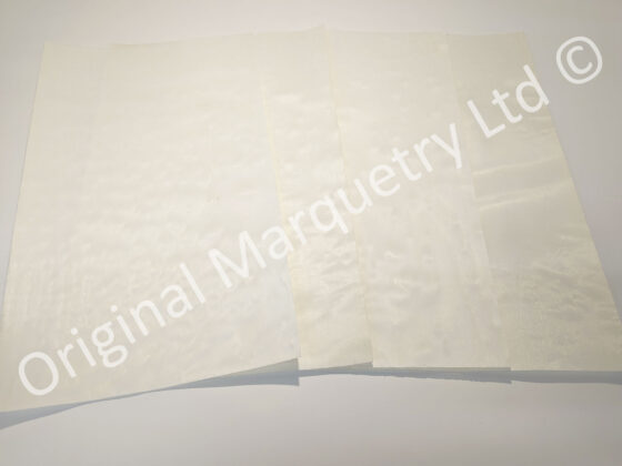 White Quilted Maple Wood Veneer Packs - Off Cuts