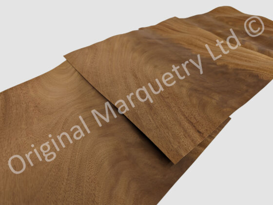 Mahogany Curl Wood Veneer Packs No. 2 - Off Cuts - 3 pcs - Image 2