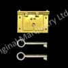Brass Box Locks - 51 x 30mm - SO12