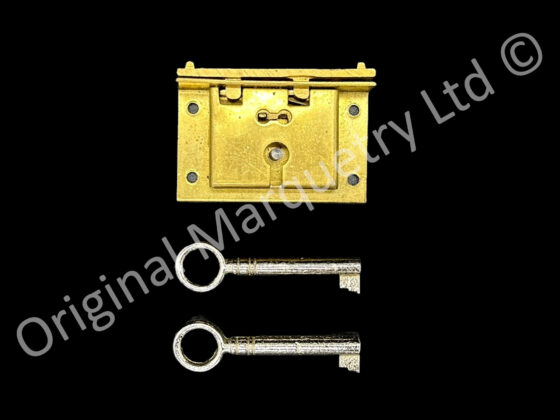 Brass Box Locks - 51 x 30mm - SO12