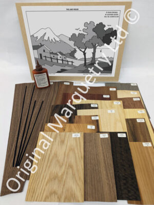 Marquetry Kits, ideal for Beginners - The Lake House