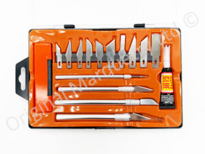 Deluxe 17 Piece Marquetry Hobby Craft Knife Set - T316
