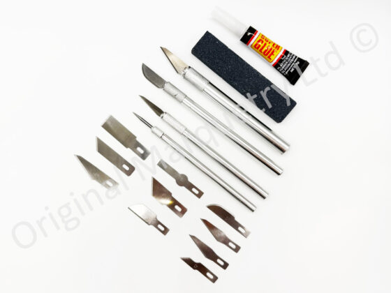 Deluxe 17 Piece Marquetry Hobby Craft Knife Set - T316 - Image 2