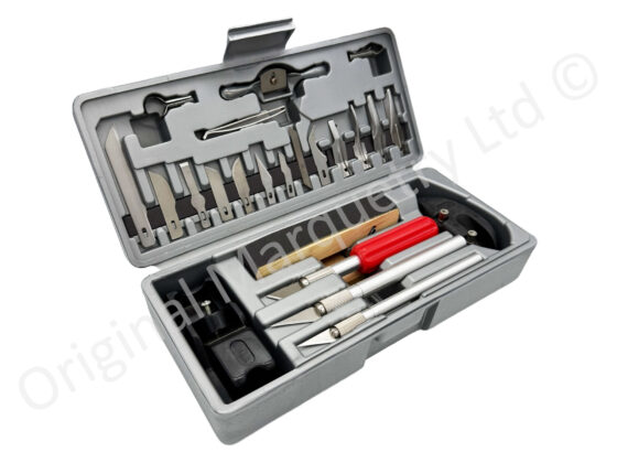 Deluxe 23 Piece Marquetry Craft Knife Tool Set - T76