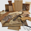 Beginners Wood Veneer Pack & Craft Knife - Off Cuts - 500g