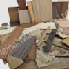 Beginners Wood Veneer Pack & Craft Knife - Off Cuts - 500g - Image 2